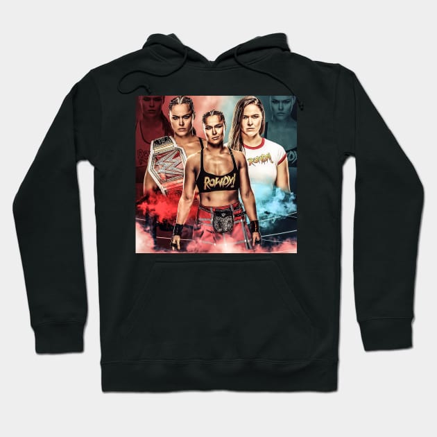Ronda Rousey Hoodie by strong chinese girl